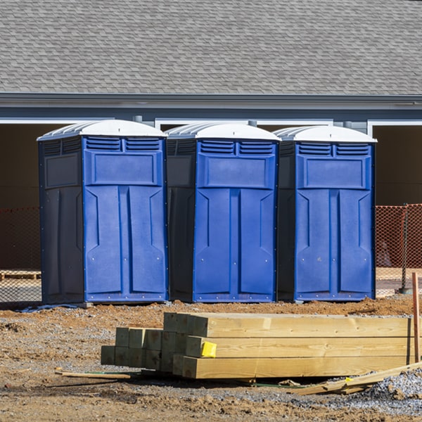 how do you ensure the portable restrooms are secure and safe from vandalism during an event in Deepwater Missouri